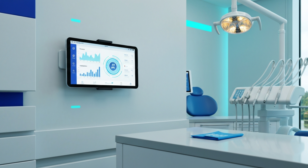 Painel de IA para clínica odontológica
