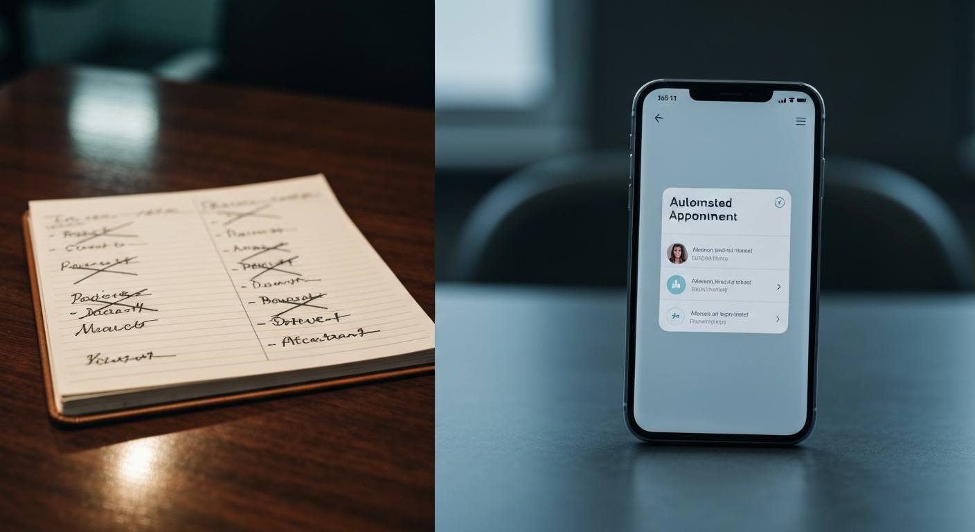 Diferença entre lista de espera manual e automatizada